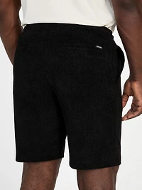Eco Calvin Chevron-Knit Shorts