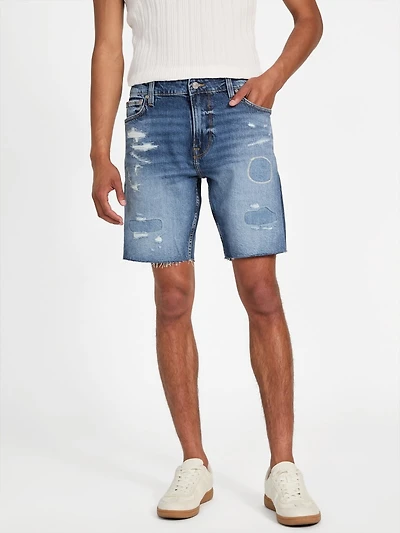 Eco Wyatt Distressed Denim Shorts