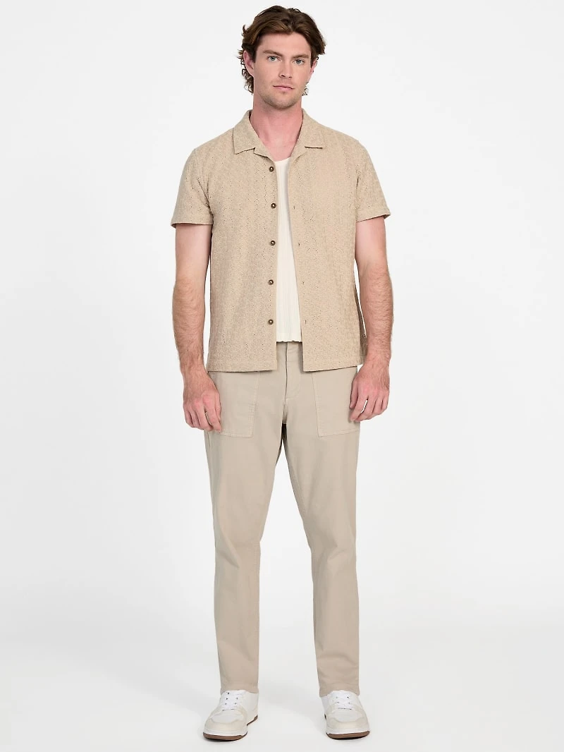 Wesley Crochet Resort Shirt