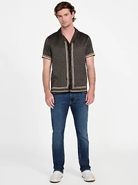 Eco Peony Satin Shirt