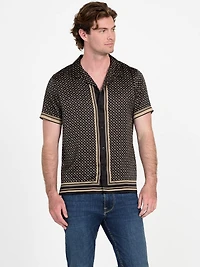 Eco Peony Satin Shirt