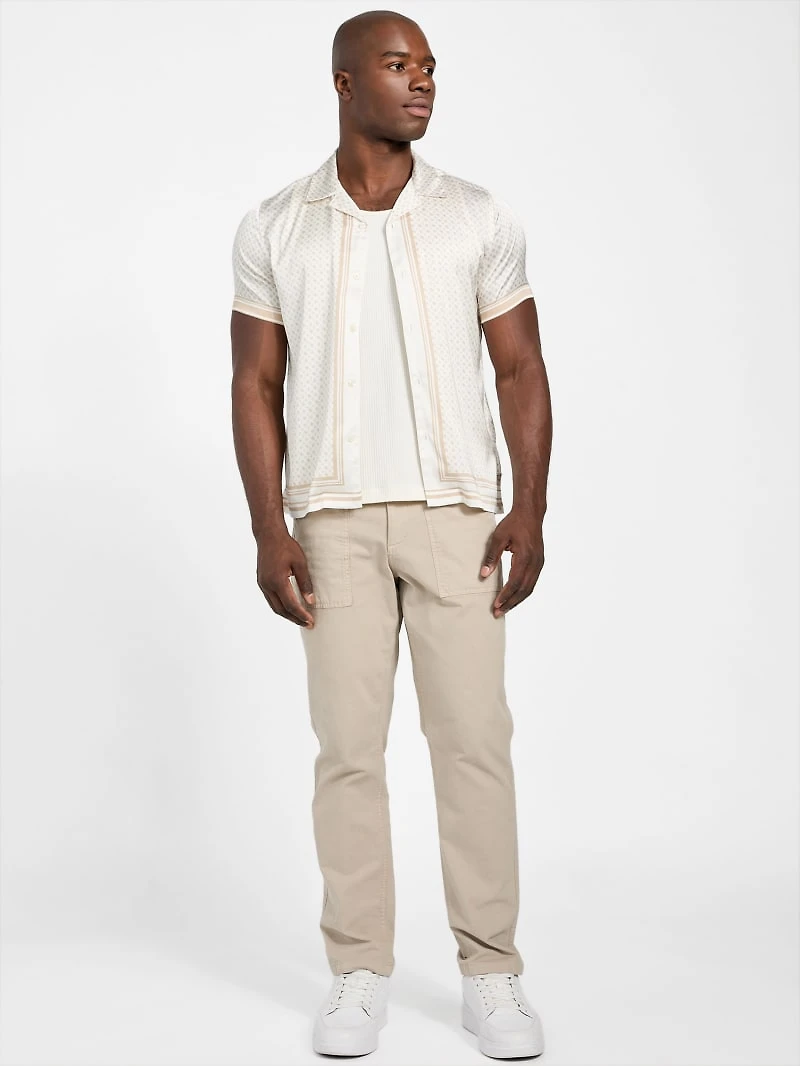 Eco Peony Satin Shirt