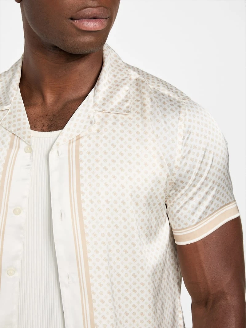 Eco Peony Satin Shirt