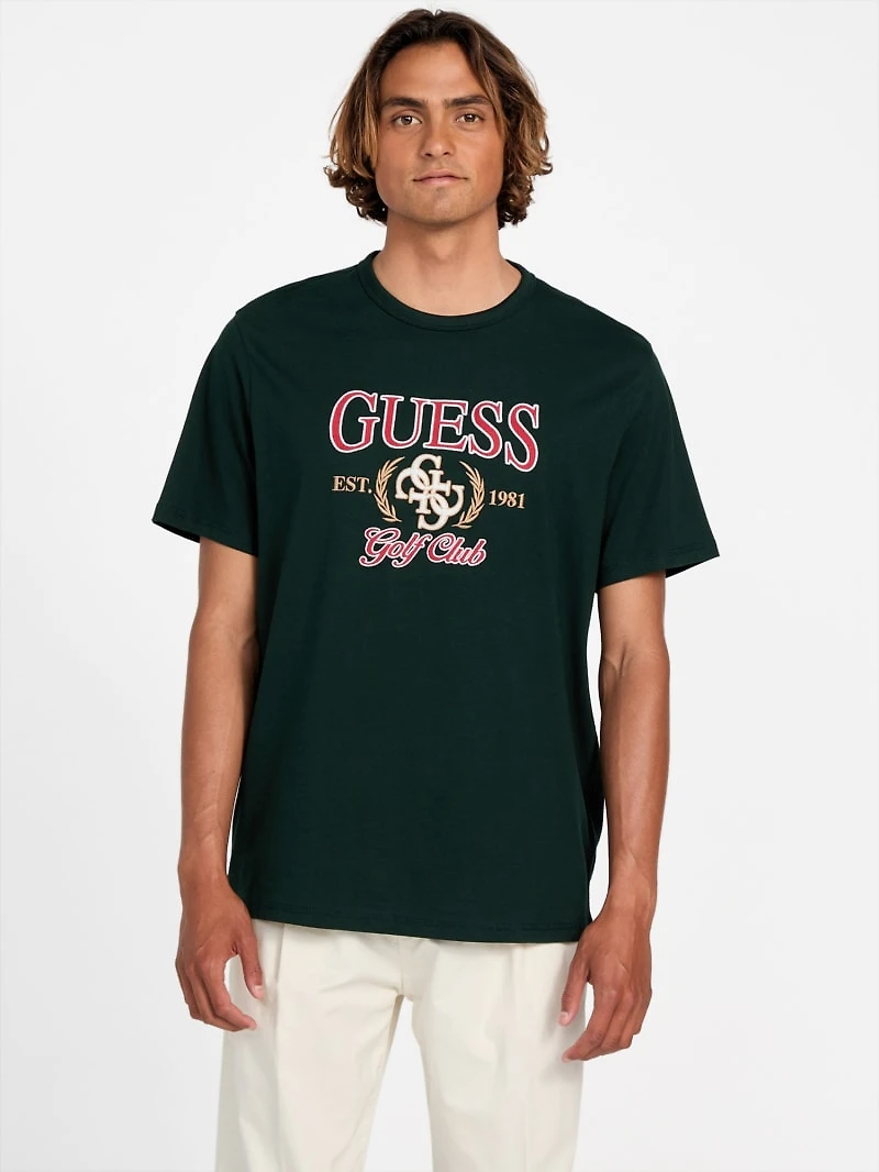 Eco Crewneck Embroidered Tee