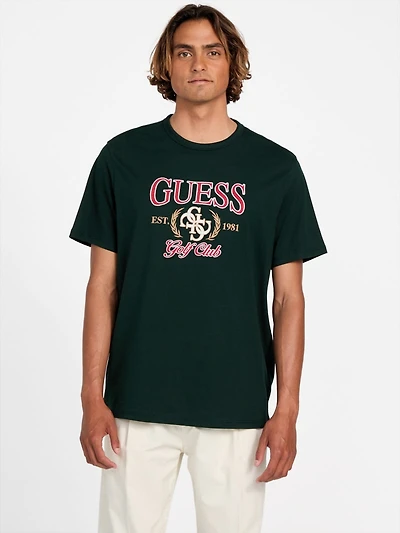 Eco Crewneck Embroidered Tee