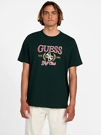 Eco Crewneck Embroidered Tee