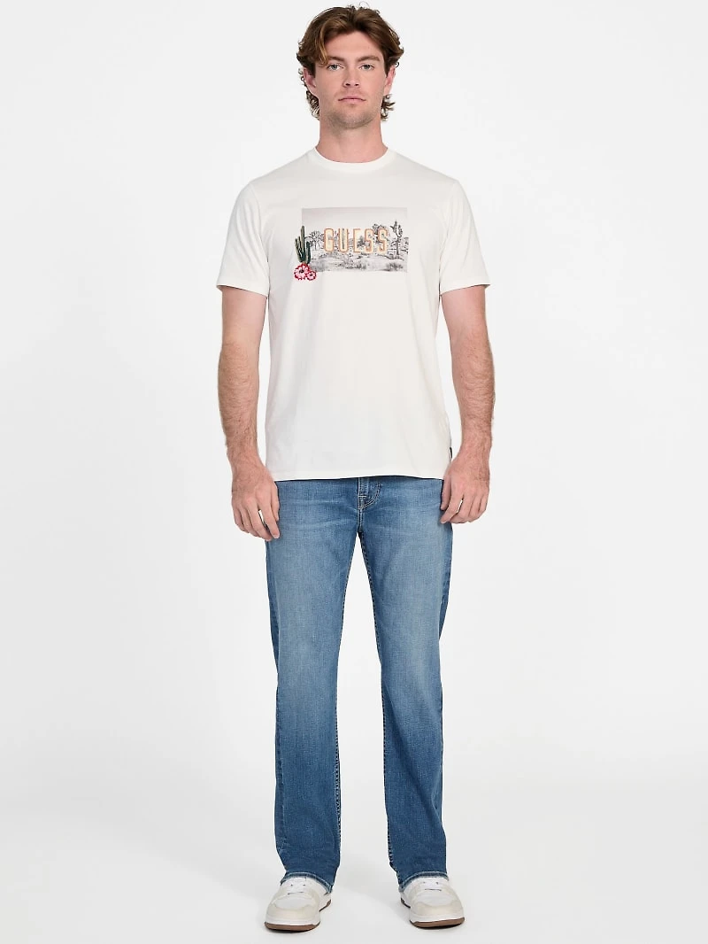 Eco Cactus Garden Embroidered Tee