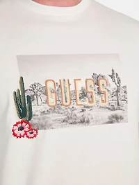 Eco Cactus Garden Embroidered Tee