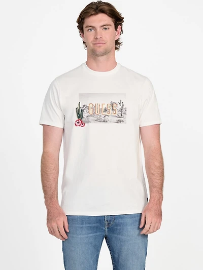 Eco Cactus Garden Embroidered Tee