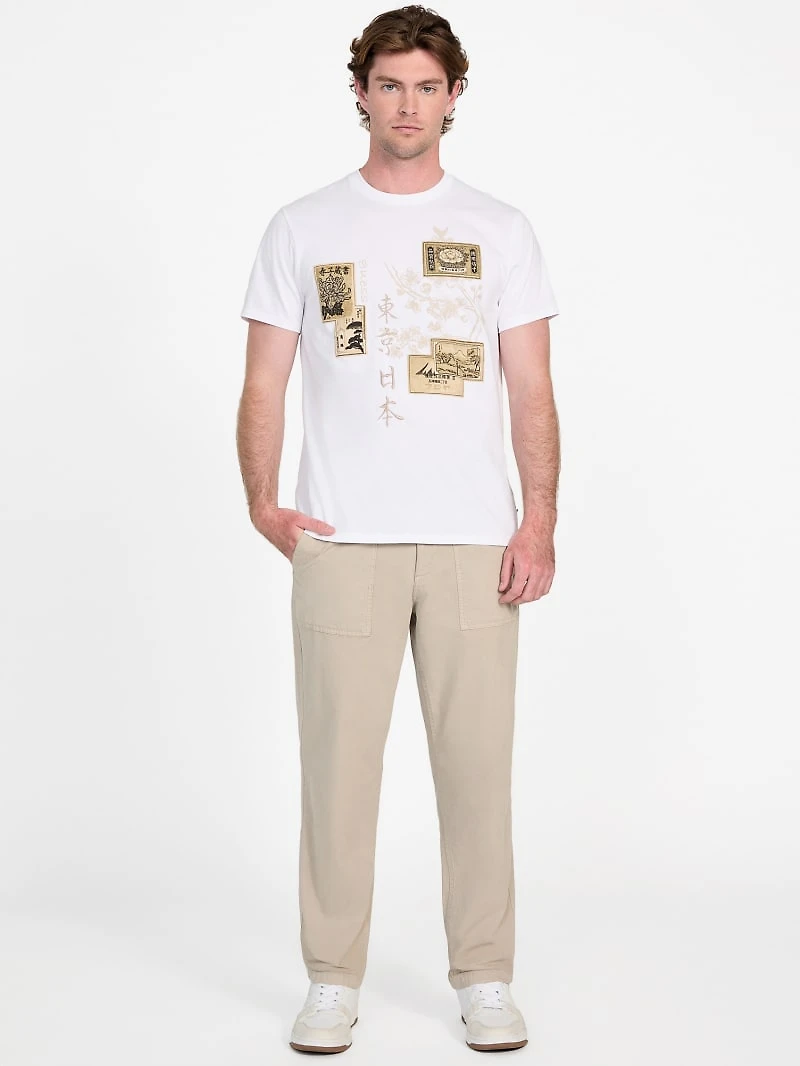 Eco Japanese Stamps Tee