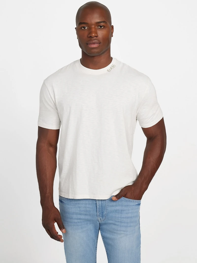 David Floral Applique Tee