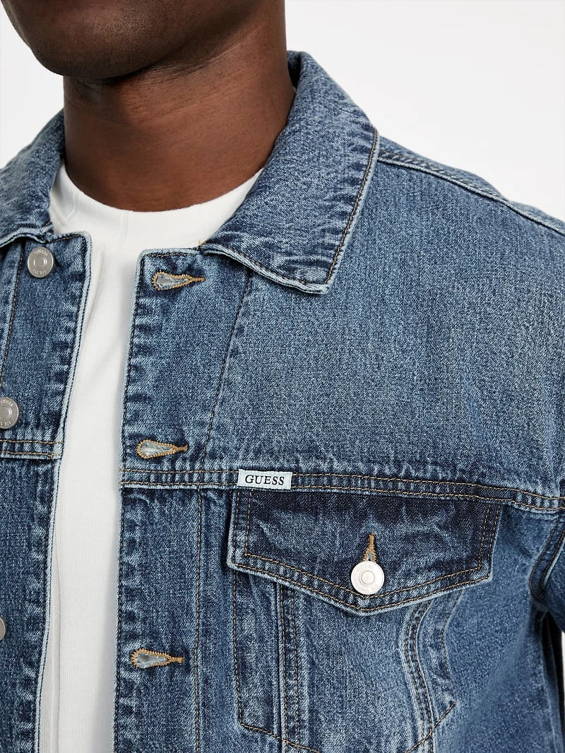 Relaxed Denim Trucker Jacket