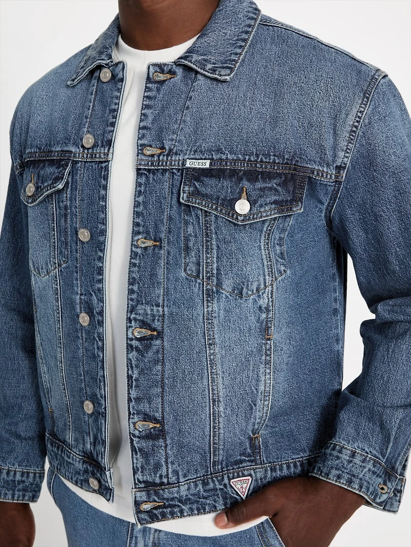 Relaxed Denim Trucker Jacket
