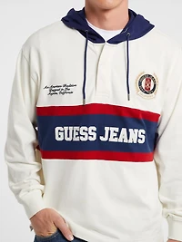 Hooded Rugby Pullover