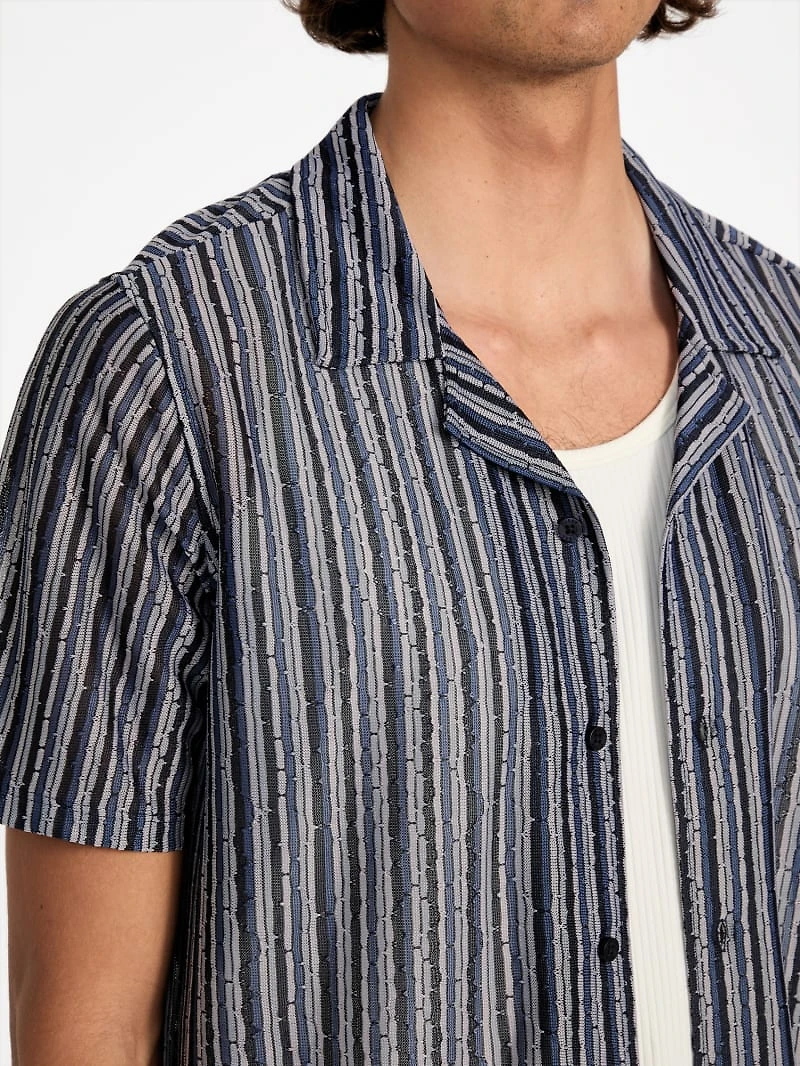 Wyatt Stripe Resort Shirt