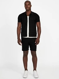 Eco Calvin Chevron-Knit Shirt