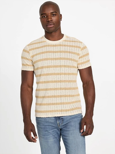 Elon Textured Crewneck Tee