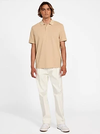 Eco Jacquard Logo Collar Polo