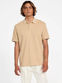 Eco Jacquard Logo Collar Polo