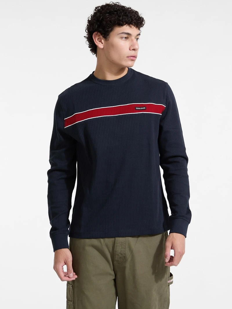 Ribbed Long-Sleeve Tee