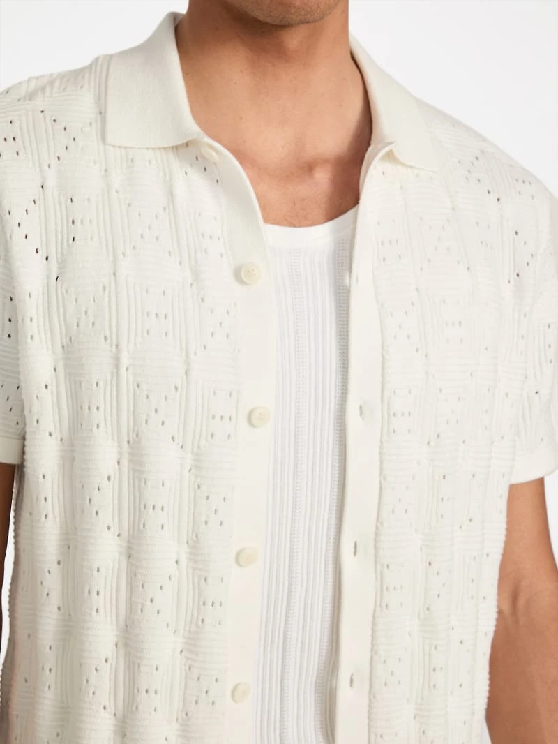 Topanga Pointelle Shirt