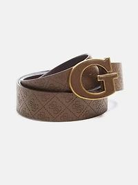 Quattro G Leather Belt