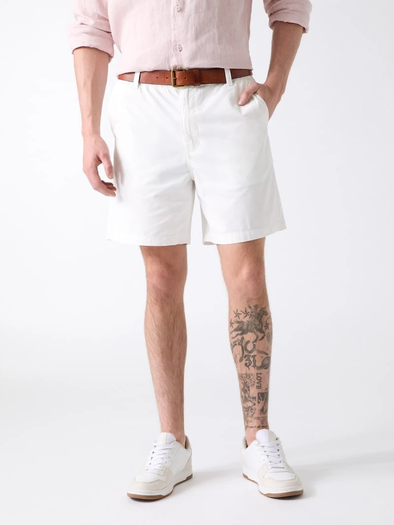 Poplin shorts
