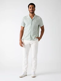 Embroidered Camp Shirt