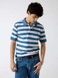 Striped polo