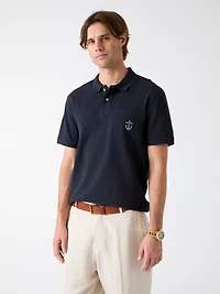 Embroidered polo