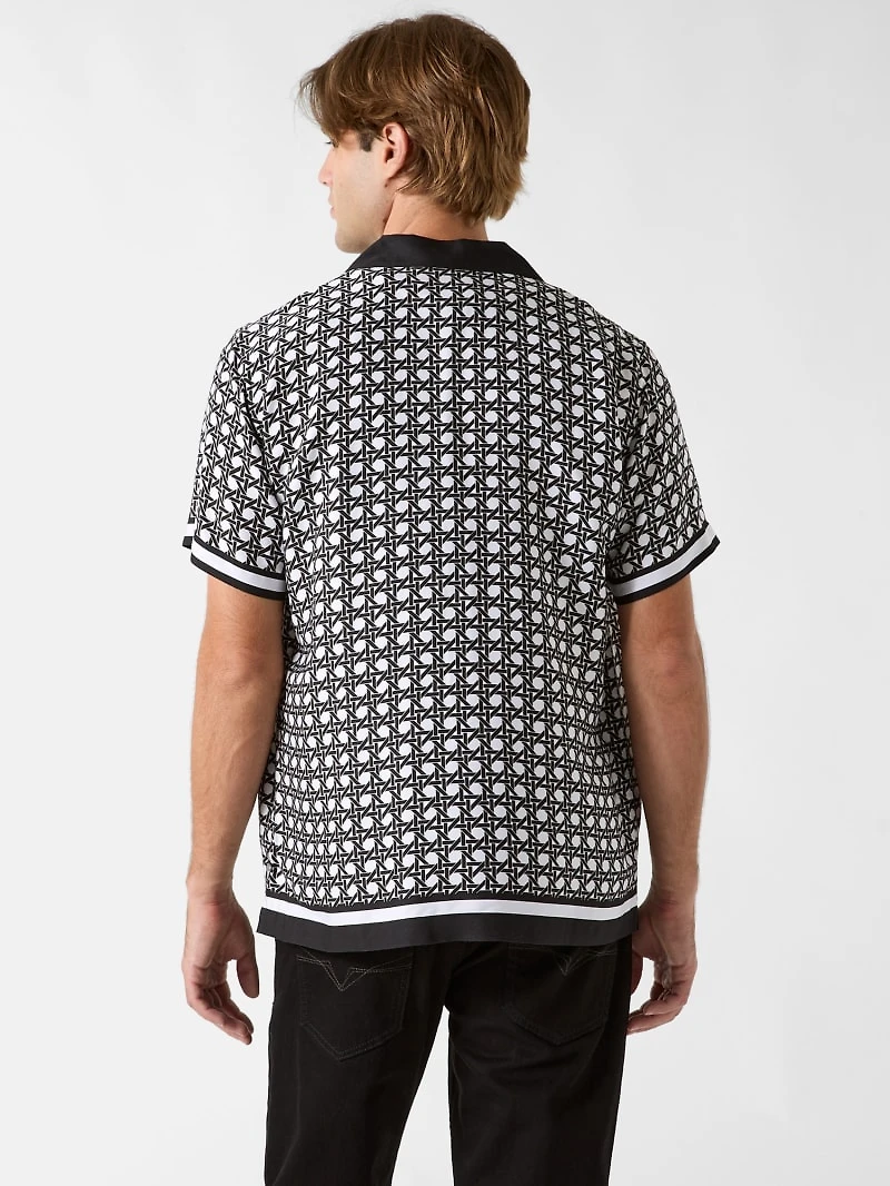 Basketweave Border Shirt