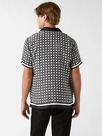 Basketweave Border Shirt