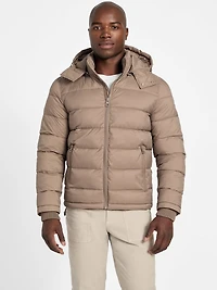 Glacier Matte Nylon Puffer Jacket