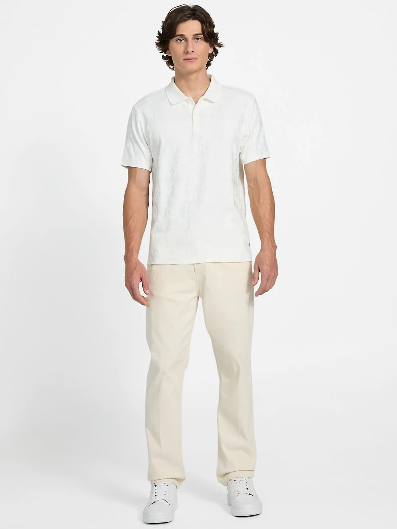 Eco Tonal Jacquard Polo
