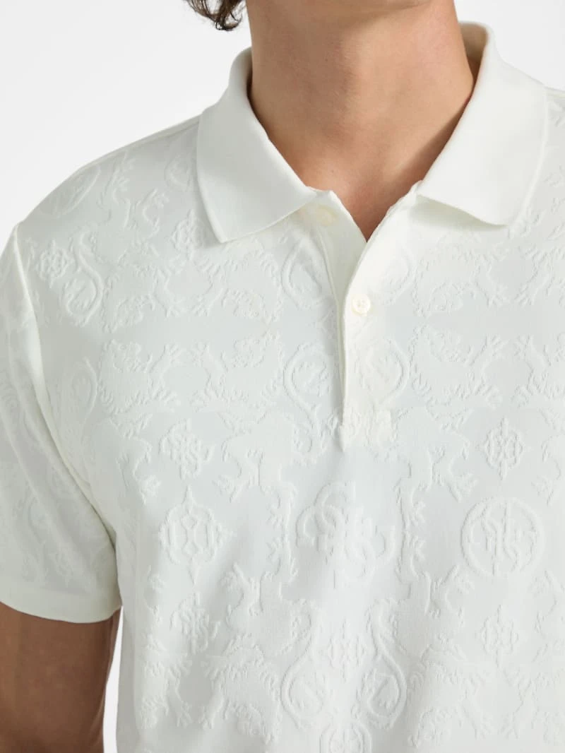 Eco Tonal Jacquard Polo