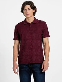 Eco Tonal Jacquard Polo