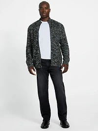 Austin Slub Zip-Up Cardigan