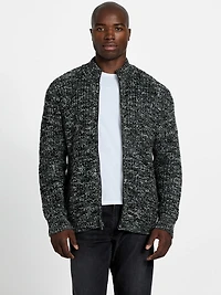 Austin Slub Zip-Up Cardigan