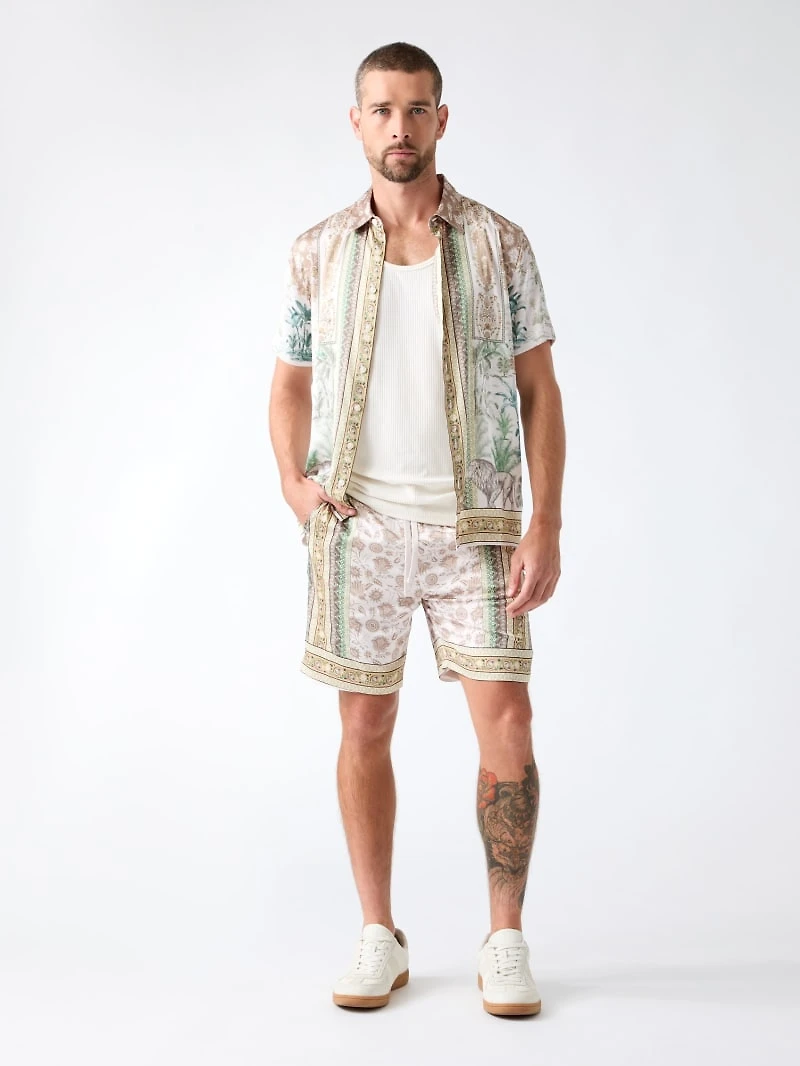 All over printed shorts