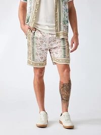All over printed shorts