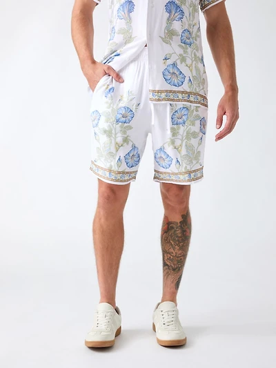 Floral print shorts