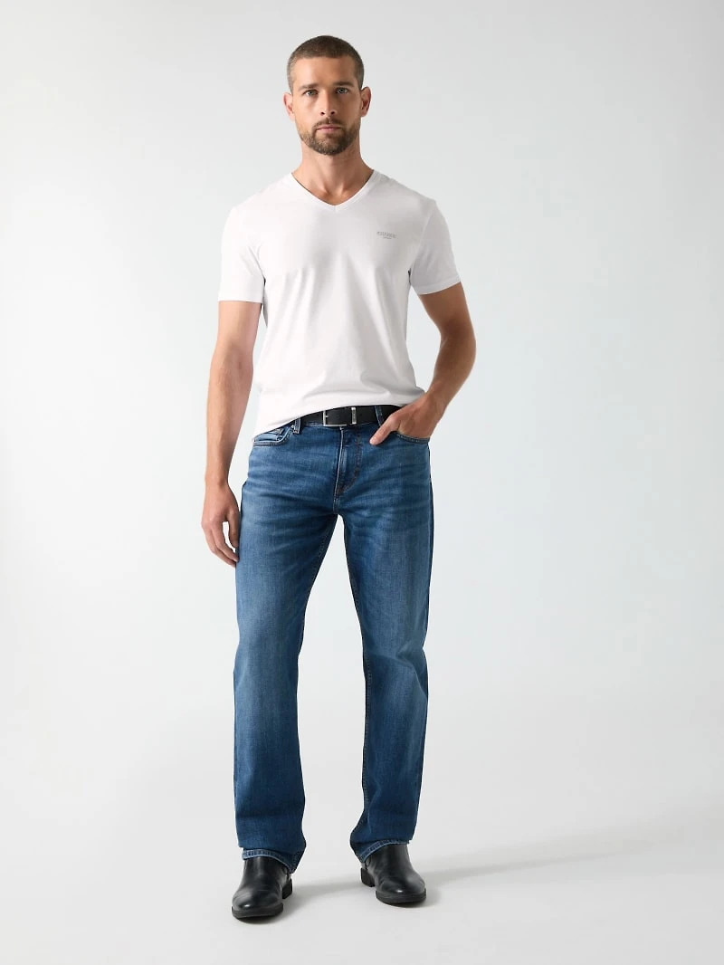 V-neck logo t-shirt