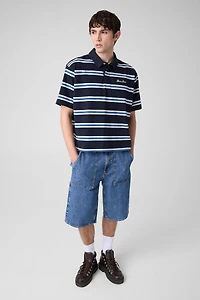 Striped polo t-shirt