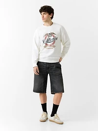 Printed logo sweatshirt