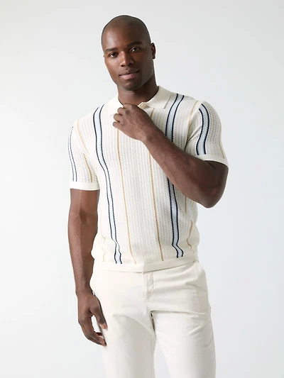 Knitted polo
