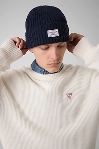 Logo patch beanie