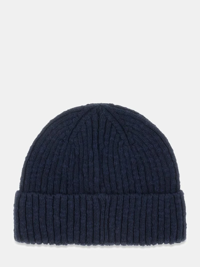 Logo patch beanie