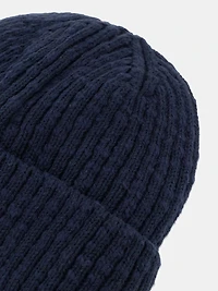 Logo patch beanie