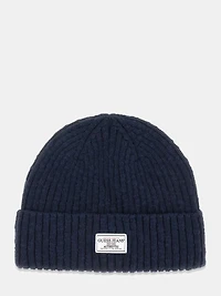 Logo patch beanie