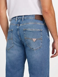 Eco Mason Destroyed Regular-Fit Straight Jeans